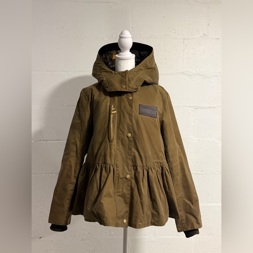ERDEM x Barbour Dhalia Wax Jacket sand - Picture 5 of 17